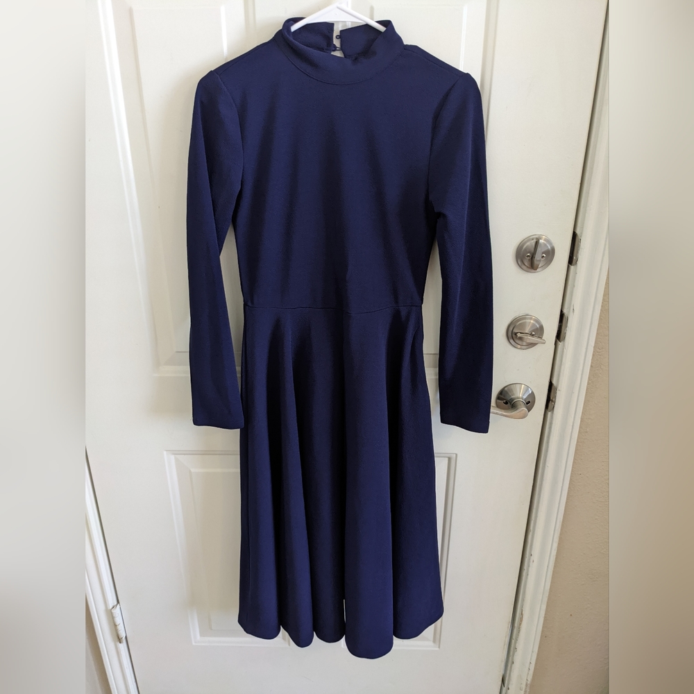 SHEIN Navy Midi Dress